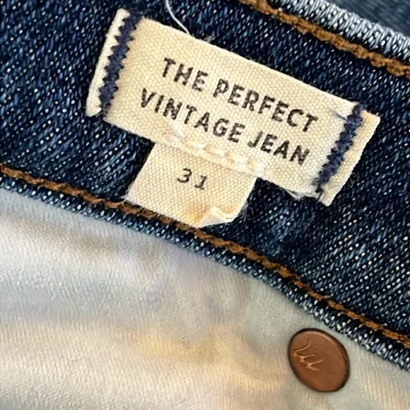 Madewell The Perfect Vintage Jean size 31 - Picture 7 of 10
